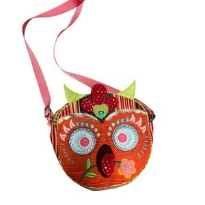 Oilily Colorful Owl Crossbody Bag